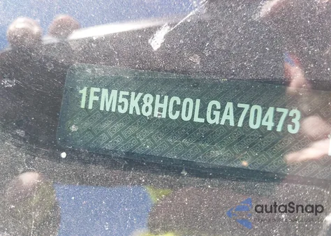 2020 Ford Explorer Platinum from USA, damaged, VIN 1FM5K8HC0LGA70473